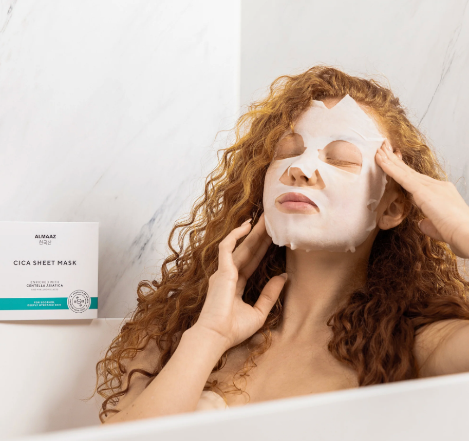 Summer essentials: cica sheet mask